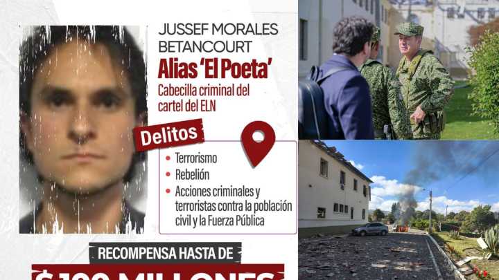 ¿Quién es alias el Poeta, el cabecilla del Eln señalado por el ataque terrorista al batallón 'Simón Bolívar' en Tunja?