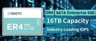 SSSTC Launches ER4 SATA SSDs With Up To 16 TB Capacities, 98K IOPS & 3 Million Hours MTBF