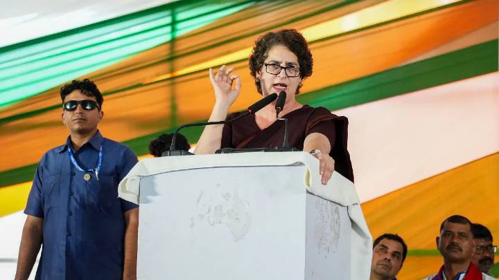 Priyanka defends Rahul, mocks PM Modi with ‘Apmaan Mantralaya’ jibe
