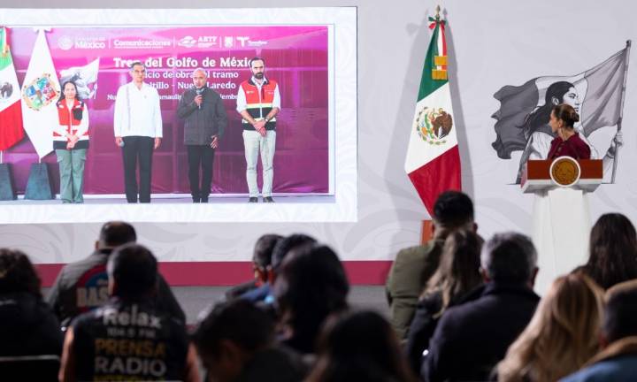 Arrancó construcción del tramo Arroyo El Sauz-Nuevo Laredo del Tren del Golfo de México