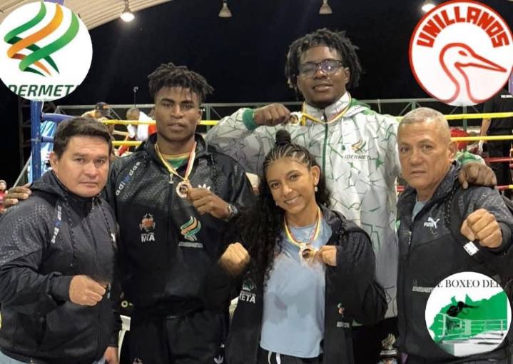 Tres medallas para el Meta 