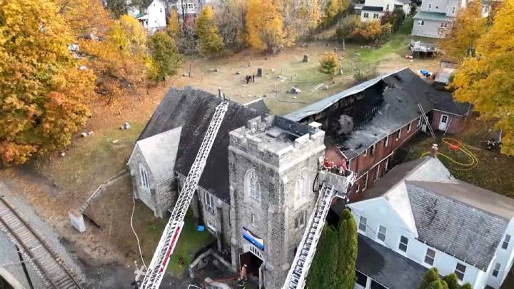 Northampton County church partially destroyed in fire