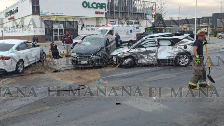 Conductor ebrio provoca brutal accidente en Nuevo Laredo