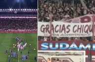 Grieta en el fútbol. Lanús: apareció una bandera en favor de Chiqui Tapia, pero la hinchada cantó en contra