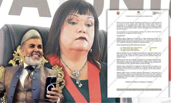 Jueza vinculada a ‘Chibolín’ regresa al PJ gracias a una cuestionada medida cautelar
