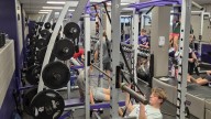 Scenes from the busy weightlifting rooms at North, South and Edgewood