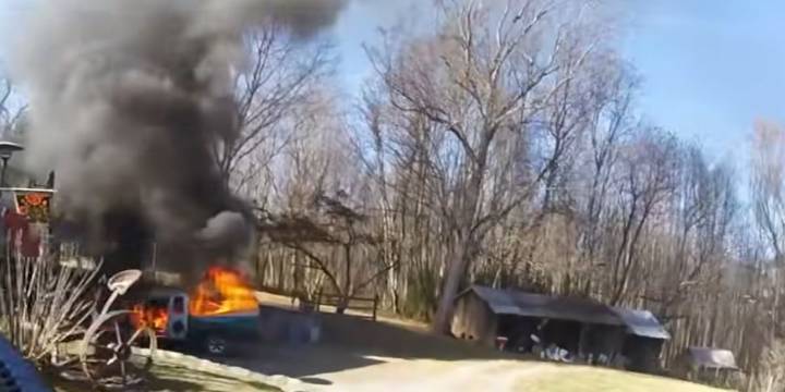 No injuries reported in Bedford County truck fire