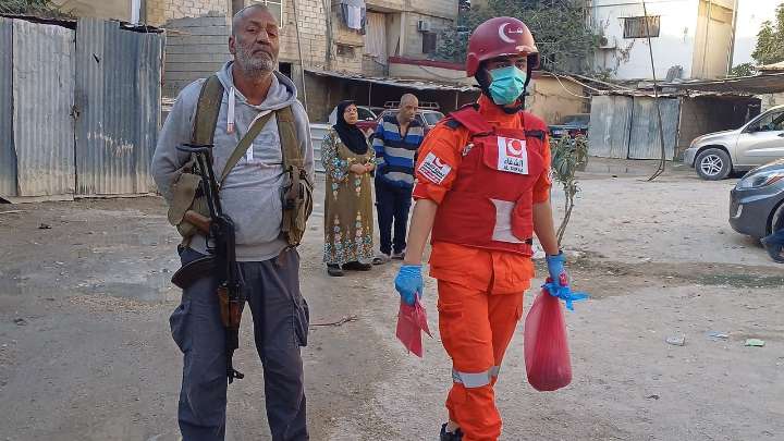 Israeli airstrike on a Palestinian refugee camp in Lebanon kills 13 people, Lebanese ministry says