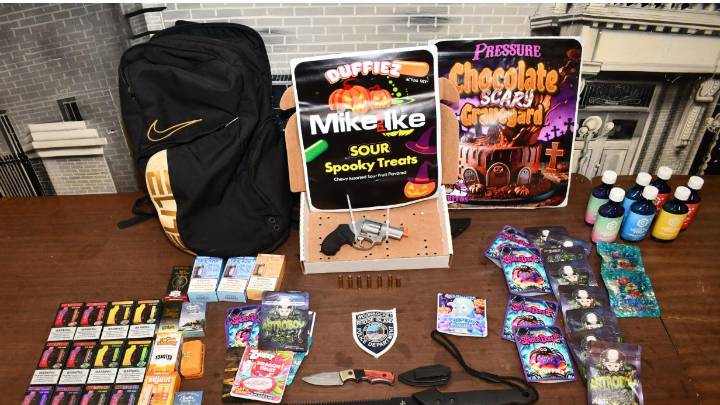 Threat prompts school lockdown; guns seized from home