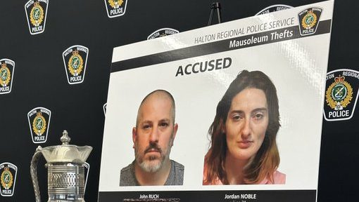 Halton police arrest 2 suspects wanted for hundreds of thefts in multiple GTA cemeteries