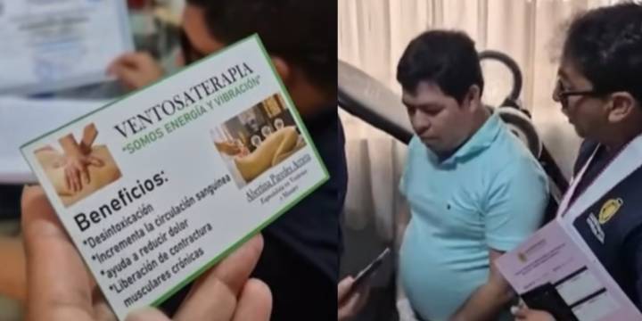 Falso quiropráctico fue detenido por realizar tratamientos ilegales en Ancón y difundirlos en TikTok