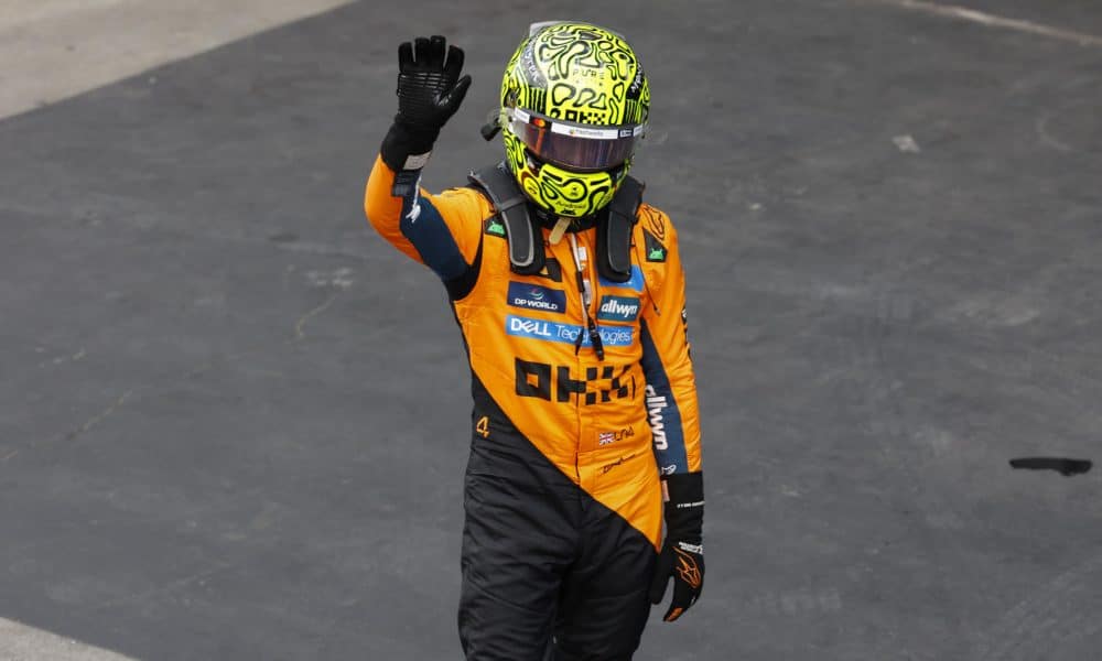 Norris sale primero en el Gran Premio de Brasil