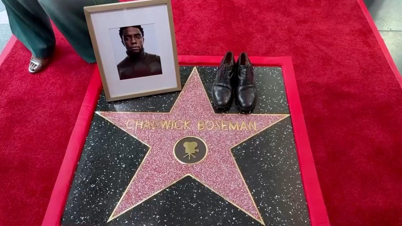 Chadwick Boseman immortalized on Walk of Fame