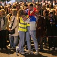 Tens of thousands of Serbians mark first anniversary of deadly train station collapse