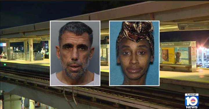 'Pushed her off': Man shoved woman to her death off elevated train platform, cops say