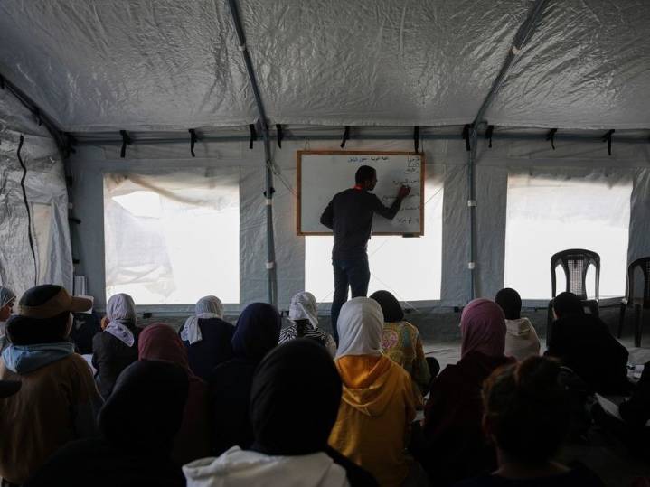 Most of Gaza’s schools are destroyed, children cannot go back to class