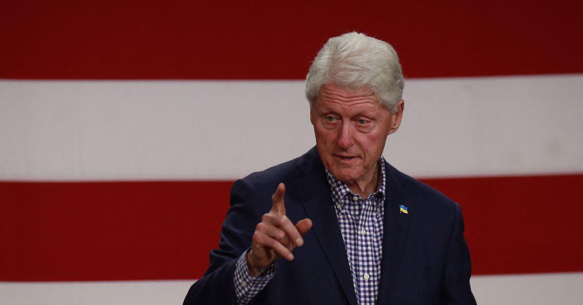 Bill Clinton Sparks Health Fears After Bandage On Face At NYC Marathon