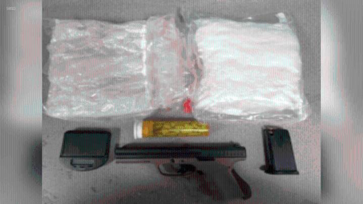 Traffic stop leads to discovery of 4 lbs of meth, gun: SBSD