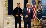 Cristiano Ronaldo visita al presidente Donald Trump en el Despacho Oval de la Casa Blanca