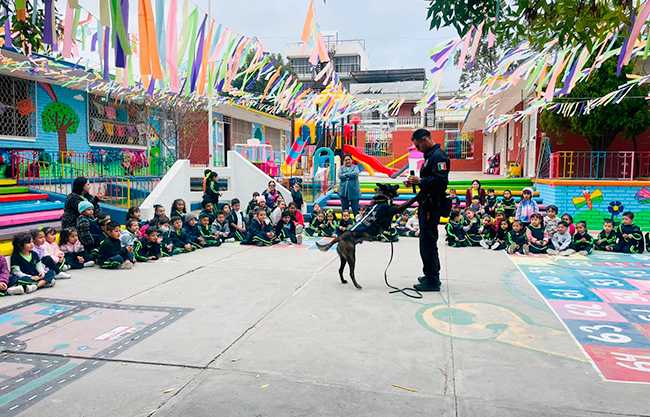 Visita Comisaría de Seguridad escuelas de todos los sectores de Saltillo