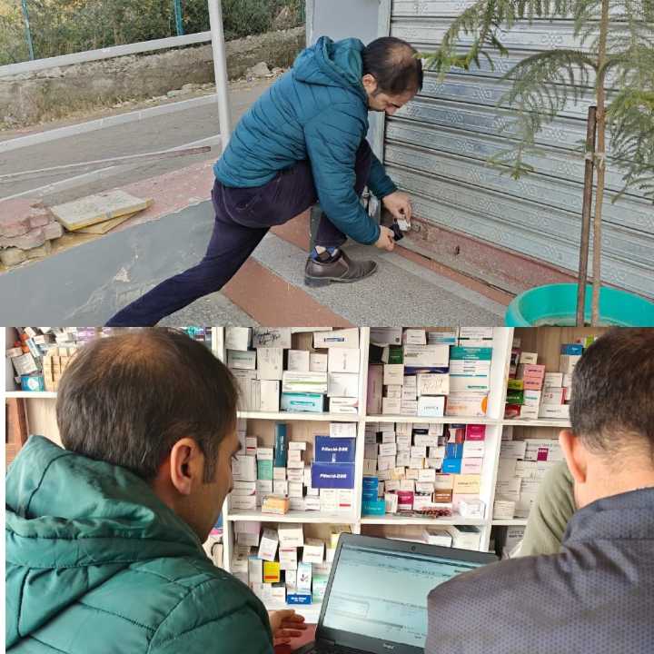 Drug Controller Shopian Seals Medical Shop