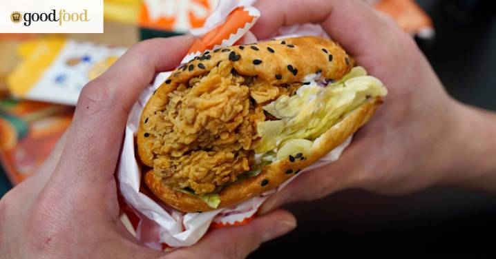 This Chinese-inspired fried chicken burger costs less than $8