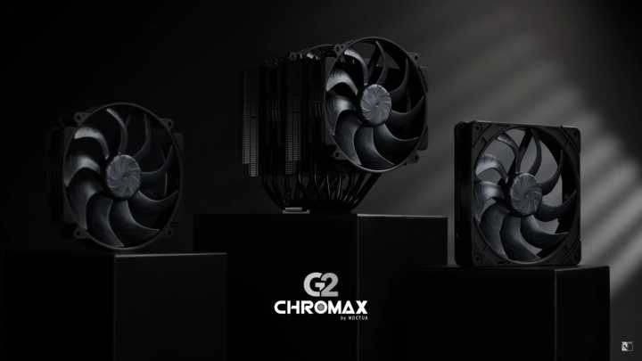 Noctua Officially Launches NH-D15 G2 And NF-A14x25 G2 Chromax.black Cooler And Fans