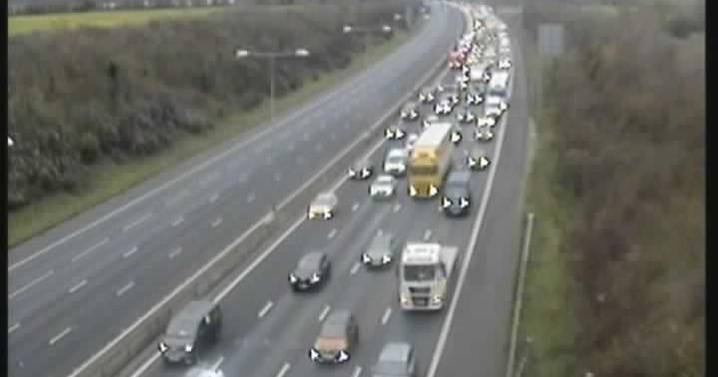 Live M25 Dartford Crossing traffic updates as crash blocks motorway near Darenth Interchange