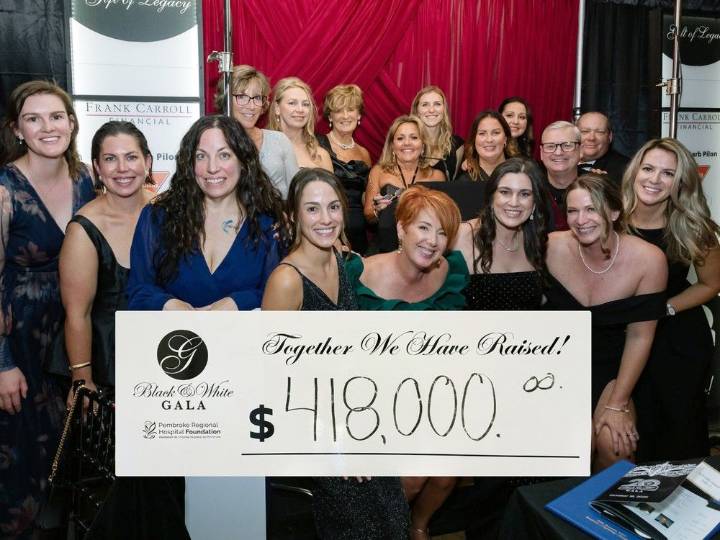 Black and White Gala sets fundraising record for Pembroke hospital
