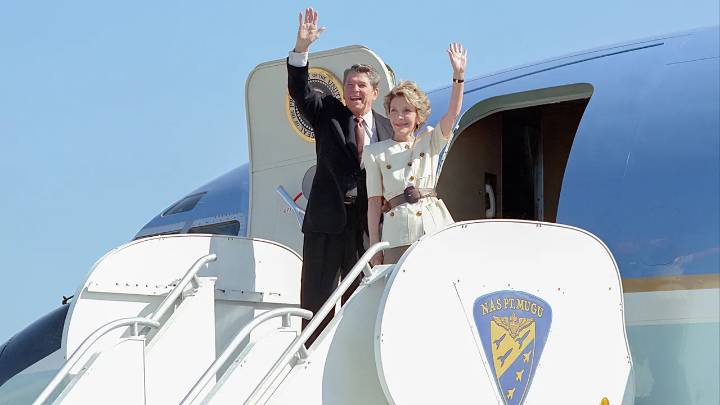 Reagan's Boeing 707 Air Force One marks 20 years of being on permanent display