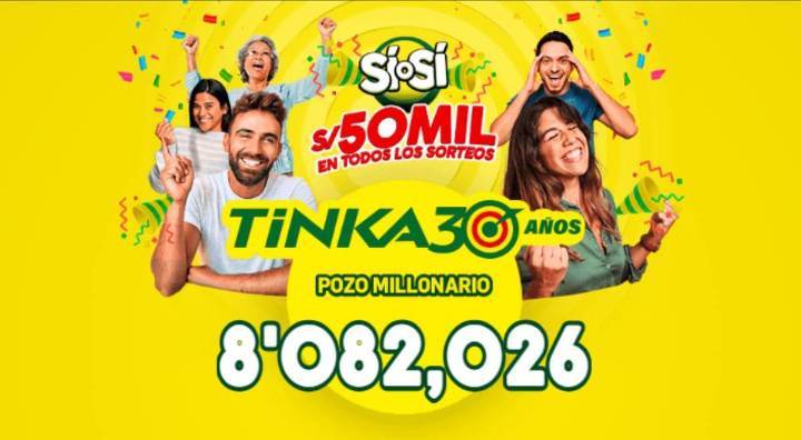 Resultados de La Tinka de HOY, miércoles 5 de noviembre: jugada ganadora del pozo millonario