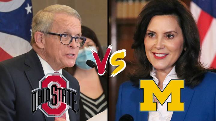 Govs. Whitmer, DeWine place wagers on Michigan