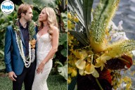 2 Florists in Hawaii Got Married, See Their Whimsical Wedding Arrangements (Exclusive)