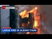 Large Albany Park fire prompts massive response, leaves several displaced; CFD investigating