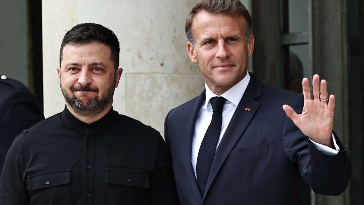 Zelenski se reunirá con Macron el lunes tras la crisis interna por la dimisión de su número dos