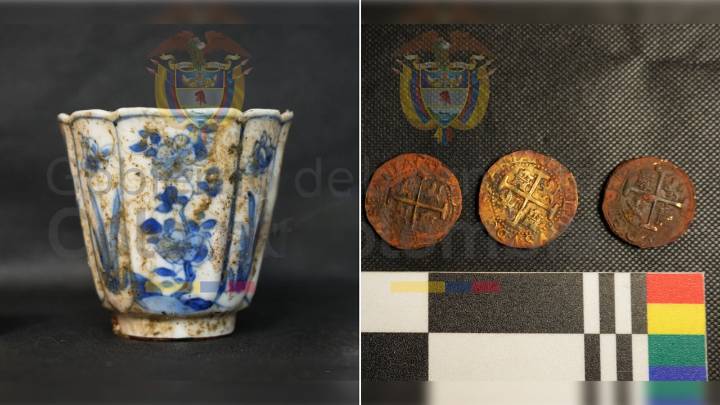 Cinco objetos del Galeón San José vuelven a manos del Estado colombiano: esto reveló la expedición