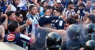 ¡Lamentable! Se arma la campal entre la afición de Rayados y la policía de Monterrey (VIDEO)
