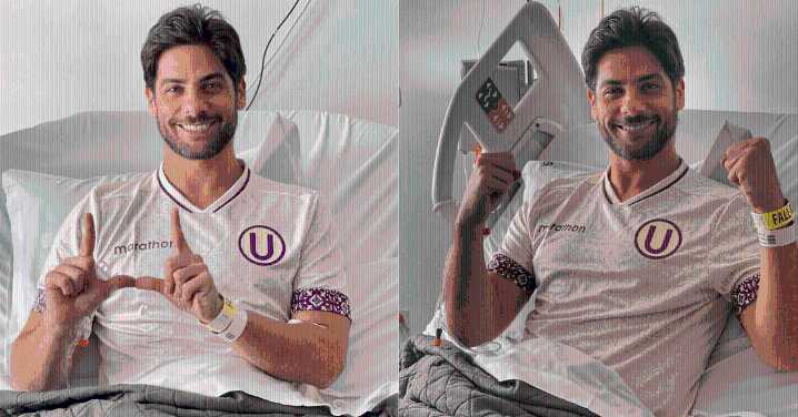 Andrés Wiese reaparece tras operación y celebra tricampeonato de la 'U': "Un poco adolorido, pero contento"