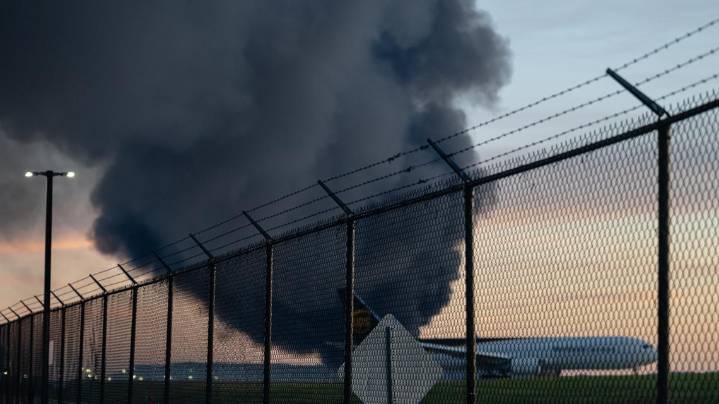 PHOTOS: UPS cargo plane crash near Louisville airport