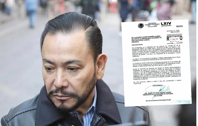 Congreso cita al rector para aclarar presupuesto de la UASLP