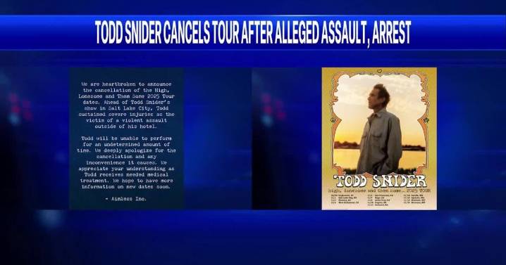 Singer-songwriter Todd Snider cancels rest of tour after alleged assault