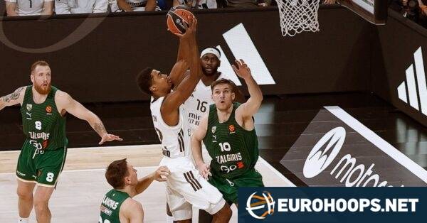 Real Madrid edges Zalgiris in thrilling finish