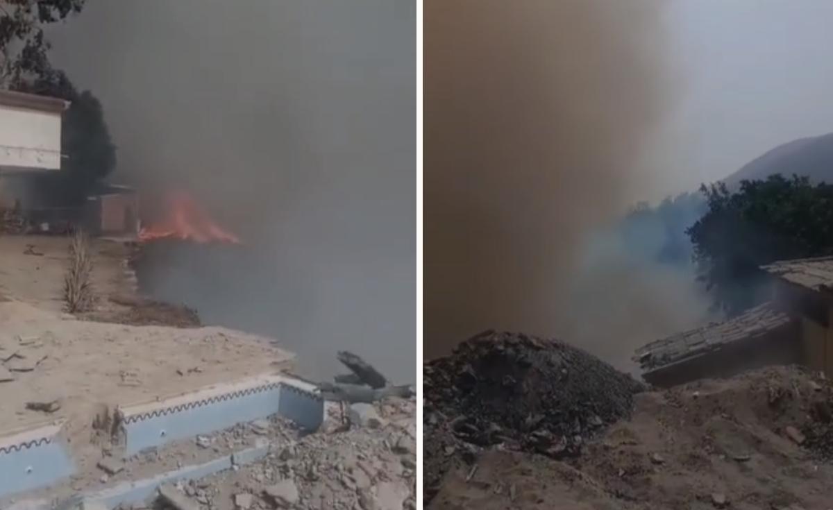 Fuerte incendio afecta club campestre El Remanso en Chosica: al menos cuatro unidades atienden siniestro