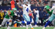 Dak Prescott breaks Tony Romo's franchise record for yards passing with the Dallas Cowboys