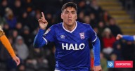 Certero cabezazo del chileno: Marcelino Núñez marcó golazo en triunfo del Ipswich en Championship