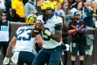 Michigan stays positive as QB Bryce Underwood plays through growing pains