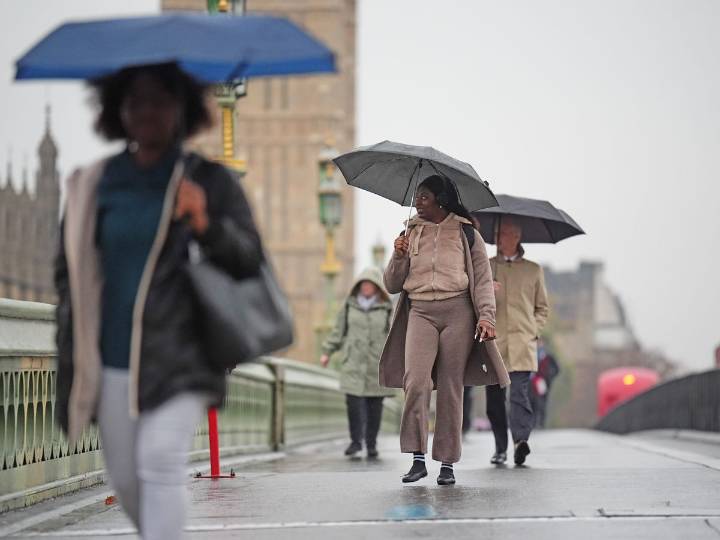 Parts of UK to see heavy rain as cold snap comes to an end