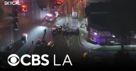 Short pursuit in North Hollywood ends after suspect crashes
