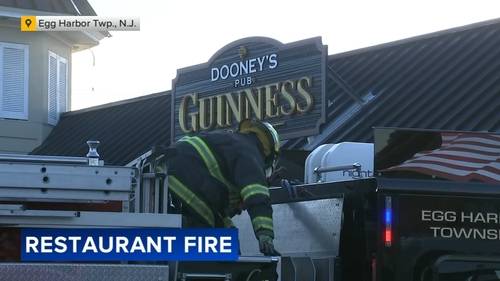 Fire damages Dooney's just weeks before South Jersey restaurant set to open in Egg Harbor Township