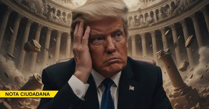 Trump juega con fuego mientras su imperio se le desmorona